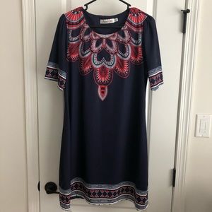 ModCloth Sunny Girl Shift Dress- Size L